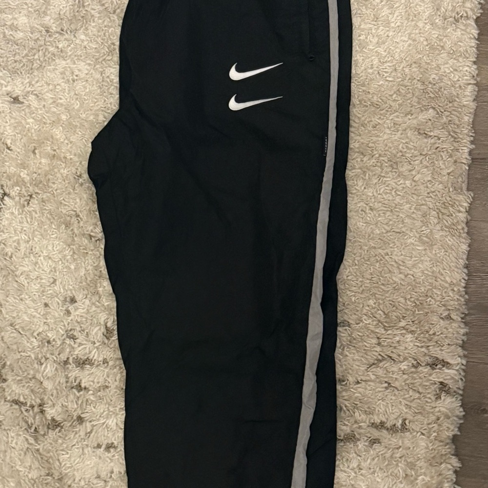 Nike Men’s Black Joggers with White Swoosh
